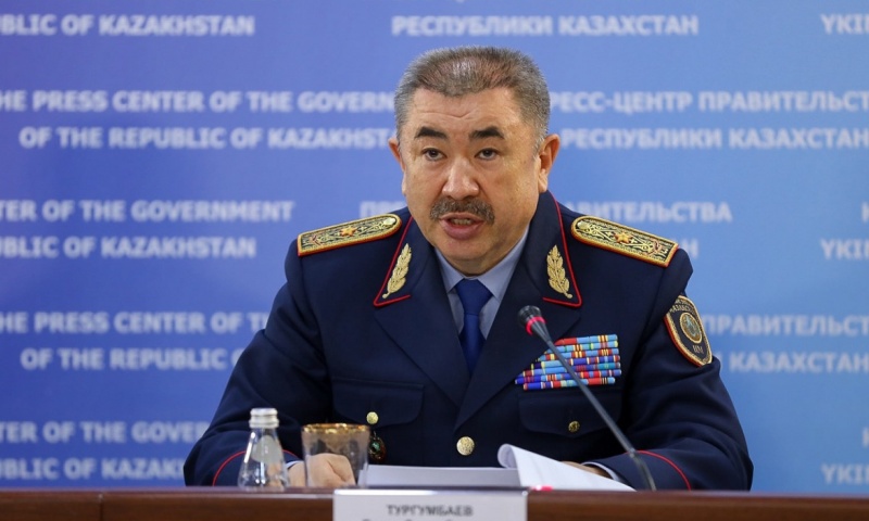 Yerlan Turgymbaev was appointed as the Minister of Internal Affairs of ...